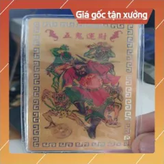 kim bài linh phù chung quì ngũ quỉ HÀNG CAO CẤP, có hoả tốc