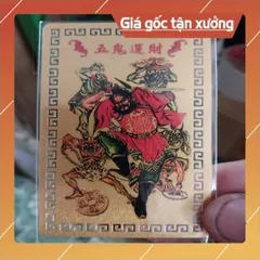 kim bài linh phù chung quì ngũ quỉ HÀNG CAO CẤP, có hoả tốc