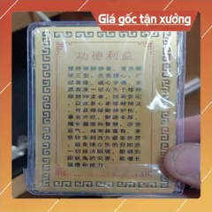 kim bài linh phù lục thần tài HÀNG CAO CẤP, có hoả tốc