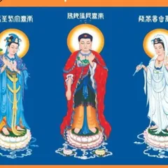 Tranh Tam Thế Phật ( có khung ), đủ kích thước  DƯƠNG KHOA SHOP