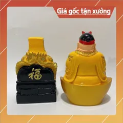 Bộ Tượng 2 Ông Thần Tài Và Thổ Địa Nhiều Size Nhựa Composite CÓ HOẢ TỐC