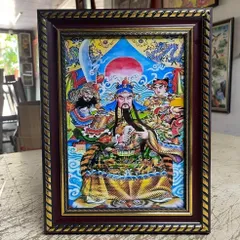 Khung Tranh QUAN THÁNH ĐẠI ĐẾ QUÂN - có khung  có hoả tốc