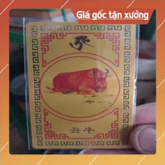 kim bài linh phù con giáp tuổi sửu HÀNG CAO CẤP, có hoả tốc