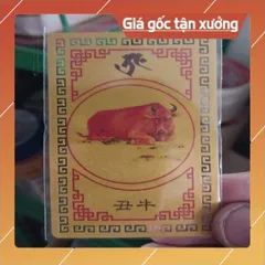kim bài linh phù con giáp tuổi sửu HÀNG CAO CẤP, có hoả tốc