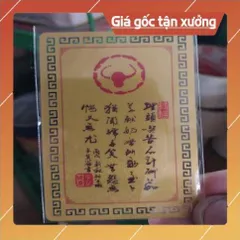 kim bài linh phù con giáp tuổi sửu HÀNG CAO CẤP, có hoả tốc