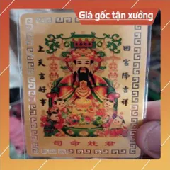 kim bài linh phù ông táo quân HÀNG CAO CẤP, có hoả tốc