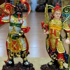 Tôn Tượng Tiêu Diện Hộ Pháp , Vi Đà Hộ Pháp  40cm Đứng Composite