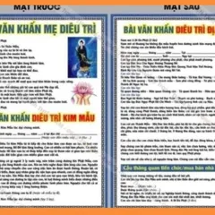 10 TỜ Tờ Chú Hồi Hướng bằng giấy, IN 2 MẶ ÉP PLASTICS NHIỀU CỠ  DƯƠNG KHOA SHOP DƯƠNG KHOA SHOP
