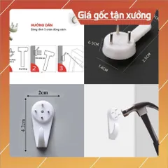 Đinh 3 Chân. 4 Chân. Treo Khung Ảnh Không Cần Khoan Tường