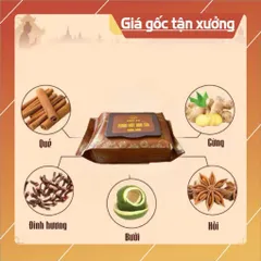 Khăn ướt bao sái THIÊN AN trầm quê 1 gói 80 tờ thơm