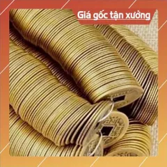 10 ĐỒNG XU BẰNG ĐỒNG - PHONG THUỶ TÀI LỘC - MAY MẮN cực đẹp  DƯƠNG KHOA SHOP