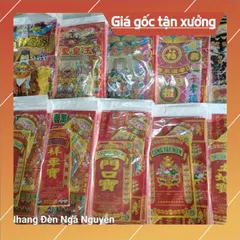 Bộ Giấy Cúng Tết lớn đẹp/Giấy cúng giao thừa, tất niên,tam tai, đất đai, thần tài,ông Táo có hoả tốc