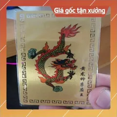 kim bài linh phù hoàng long thần HÀNG CAO CẤP, có hoả tốc