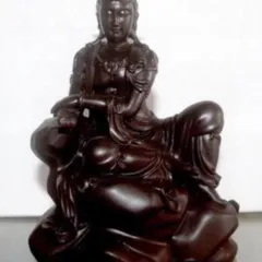 Tượng ngài quan thế âm tự tại cao 13cm gieo duyên  DƯƠNG KHOA SHOP DƯƠNG KHOA SHOP