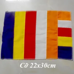 Cờ Lá Phật Giáo-Nhiều cỡ nhiều size