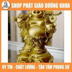 Tượng ngài Di Lặc Bồ Tát cầm hồ lô cao 13cm-nhiều mẫu có hoả tốc