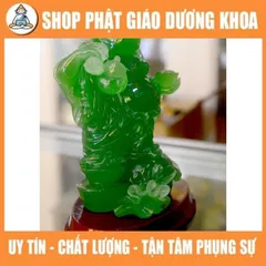 Tượng ngài Di Lặc Bồ Tát cầm hồ lô cao 13cm-nhiều mẫu có hoả tốc