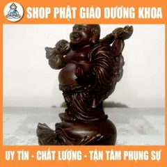 Tượng ngài Di Lặc Bồ Tát cầm hồ lô cao 13cm-nhiều mẫu có hoả tốc