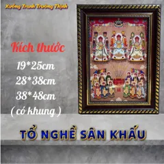 Khung Tranh TỔ NGHỀ SÂN KHẤU - Có khung  có hoả tốc