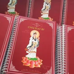 10 QUYỂN SỔ TAY CHÉP CHÚ ĐẠI BI KHỔ A4 - A5