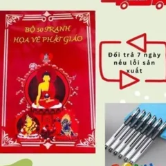 Sổ Tay Trọn Bộ 50 Tranh Họa Vẽ Phật Giáo Khổ A4 Bìa Lò Xo tặng viết  DƯƠNG KHOA SHOP DƯƠNG KHOA SHOP