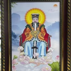 Tranh VUA CHA NGỌC HOÀNG - đóng khung hoàn thiện DƯƠNG KHOA SHOP
