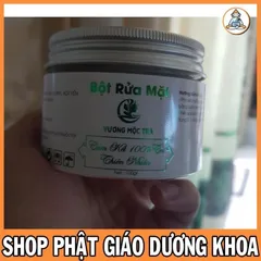 Hủ Bột rửa mặt VƯƠNG MỘC TRÀ chính hãng 100gr