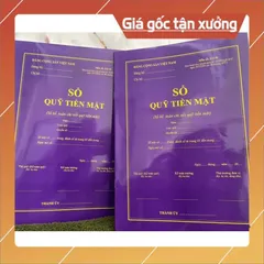 SỔ QUỸ TIỀN MẶT ( mẫu S11-H) có hoả tốc