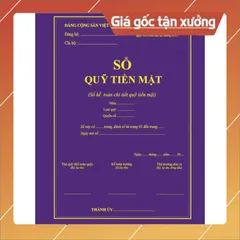 SỔ QUỸ TIỀN MẶT ( mẫu S11-H) có hoả tốc