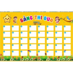 Tờ Bảng thi đua 30.40.50 học sinh kích thước 30cmx  40cm