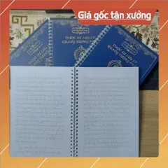 Vở Chép Kinh Dược Sư In Chữ Mờ Cao Cấp, Sổ Chép Kinh Dược Sư