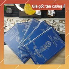 Vở Chép Kinh Dược Sư In Chữ Mờ Cao Cấp, Sổ Chép Kinh Dược Sư