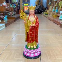 Tượng Địa Tạng Vương Bồ Tát Đứng 50cm Nhựa Composite đẹp