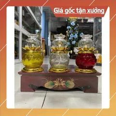 Đèn Dầu Lưu Ly Cao Cấp, bóng đèn dầu, tim đèn dầu 🌸🌸 có hoả tốc