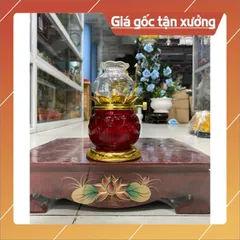 Đèn Dầu Lưu Ly Cao Cấp, bóng đèn dầu, tim đèn dầu 🌸🌸 có hoả tốc