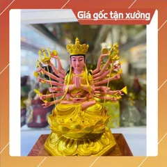 Tượng Chuẩn Đề Ngồi Cao 30 cm. có hoả tốc