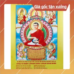 Khung Tranh Thánh Tăng Sivali tài lộc đệ nhất nhiều mẫu + khung