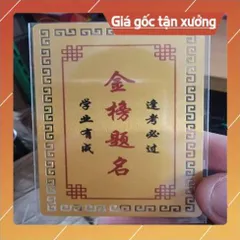 kim bài linh phù văn khúc tinh HÀNG CAO CẤP, có hoả tốc