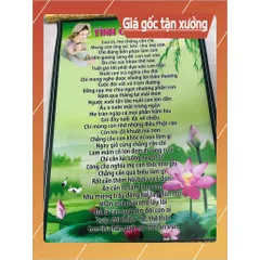 GIEO DUYÊN TRANH CUỘN  PHẬT GIÁO THỜ HOẶC TRANG TRÍ 40CM X 60CM - MẪU NGẪU NHIÊN - 9K PHÍ SÀN