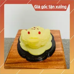 Tượng Cóc Thiền Thừ Phong Thuỷ Ngậm Đồng Tiền có hoả tốc