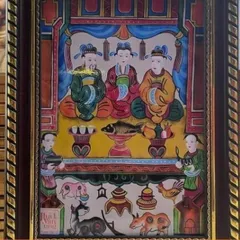 Tranh TAM VỊ TÁO QUÂN, tranh có khung - nhiều kích thước DƯƠNG KHOA SHOP