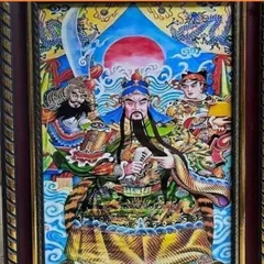 Tranh QUAN THÁNH ĐẠI ĐẾ QUÂN - có khung DƯƠNG KHOA SHOP