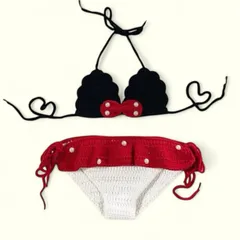Bikini len cho bé. Bikini handmade 2/2 (hàng sẵn,ảnh thật)