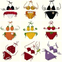 Bikini len cho bé. Bikini handmade 2/2 (hàng sẵn,ảnh thật)