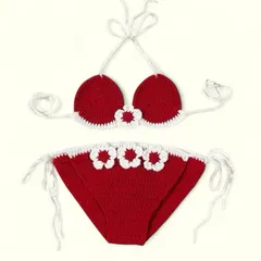 Bikini len cho bé. Bikini handmade 2/2 (hàng sẵn,ảnh thật)