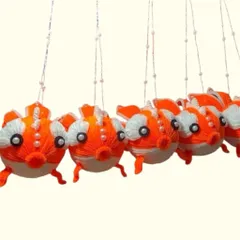Lồng đèn cá kẽm nhung handmade