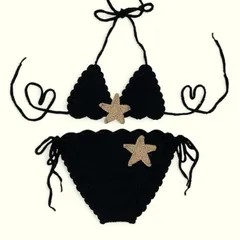 Bikini len cho bé. Bikini handmade 2/2 (hàng sẵn,ảnh thật)