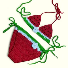 Bikini len cho bé. Bikini handmade 2/2 (hàng sẵn,ảnh thật)