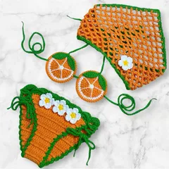 Bikini len cho bé. Bikini kèm khăn đội đầu nhiều mẫu