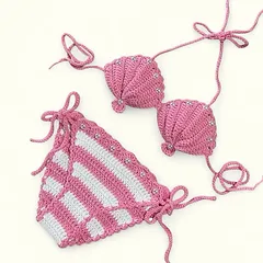 Bikini len cho bé gái. Bikini handmade 1/2 (ảnh thật,hàng sẵn)